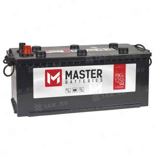 Аккумулятор MASTER BATTERIES (190 Ah, 12 V) Прямая, L+ D5 арт.MBT1903F