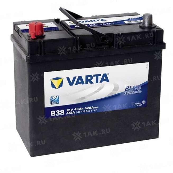 Аккумулятор VARTA Blue Dynamic Asia (48 Ah, 12 V) Прямая, L+ B24 арт. 0