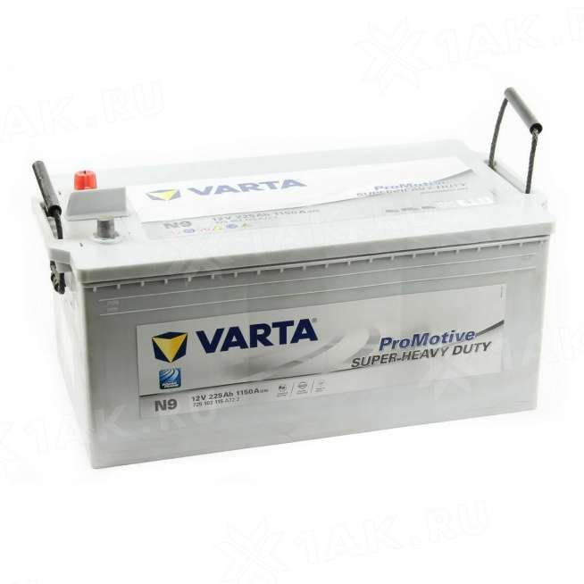 Аккумулятор VARTA PROMOTIVE SILVER (225 Ah, 12 V) Прямая, L+ D6 арт.725103-553559 0