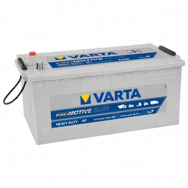Аккумулятор VARTA PROMOTIVE BLUE (215 Ач, 12 V) Прямая, L+ D6 арт.215 Ah-715400 Varta PromB 0