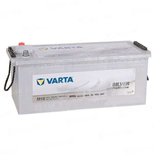 Аккумулятор VARTA PROMOTIVE SILVER (180 Ah, 12 V) Обратная, R+ D5 арт.680108-553555 0