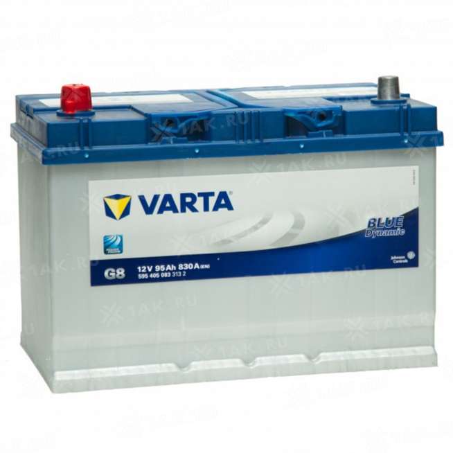 Аккумулятор VARTA Blue Dynamic Asia (95 Ah, 12 V) Прямая, L+ D31 арт.VBD(595405083) 0