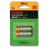 Элемент питания Kodak HR6-2BL 2600mAh [KAAHR-2/2600mAh] (блистер 2 шт.AA), Китай