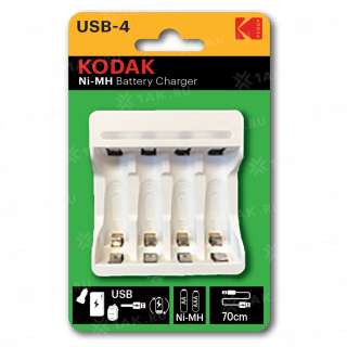Зарядное устройство Kodak С8002B USB [K4AA/AAA] , Китай