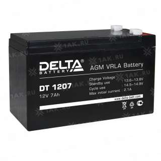 Аккумулятор DELTA (7 Ah,12 V) AGM 151x65x94 мм 2.05 кг