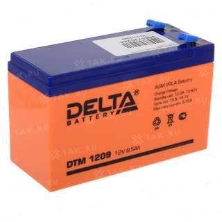 Аккумулятор DELTA (9 Ah,12 V) AGM 151x65x94 мм 2.65 кг