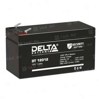 Аккумулятор DELTA (1.2 Ah,12 V) AGM 97x44x53 мм 0.58 кг