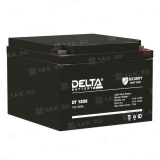 Аккумулятор DELTA (26 Ah,12 V) AGM 167x175x126 мм 8 кг