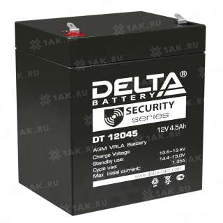 Аккумулятор DELTA (4.5 Ah,12 V) AGM 90x70x101 мм 1.55 кг