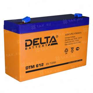 Аккумулятор DELTA (12 Ah,6 V) AGM 150x50x94 мм 1.7 кг