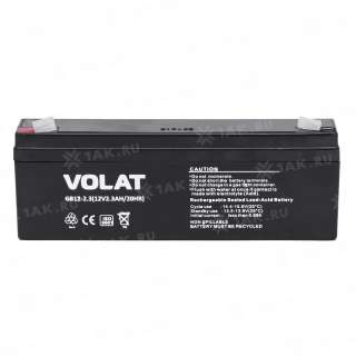Аккумулятор VOLAT (2.3 Ah,12 V) AGM 178x35x61 мм 0.8 кг