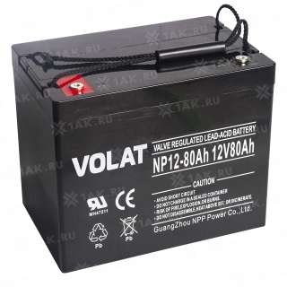 Аккумулятор VOLAT (80 Ah,12 V) AGM 260x170x215 мм 22.5 кг