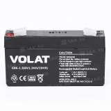 Аккумулятор VOLAT (1.3 Ah,6 V) AGM 97x25x52 мм