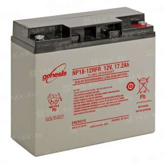 Аккумулятор GENESIS (17.2 Ач,12 V) AGM 181x77x167 мм 5.5 кг