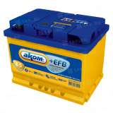 Аккумулятор AKOM +EFB (65 Ah, 12 V) Прямая, L+ L2