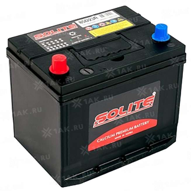 Аккумулятор SOLITE (70 Ah, 12 V) Прямая, L+ D23 арт.85D23R 0