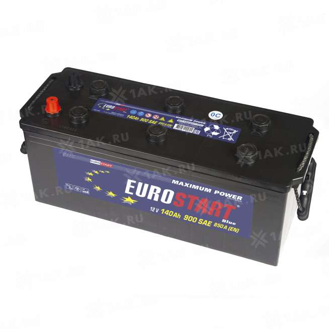 Аккумулятор EUROSTART Blue (140 Ah, 12 V) Обратная, R+ D4 арт.EBT1404 2