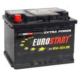 Аккумулятор EUROSTART Extra Power (60 Ah, 12 V) Прямая, L+ L2 арт.EU601