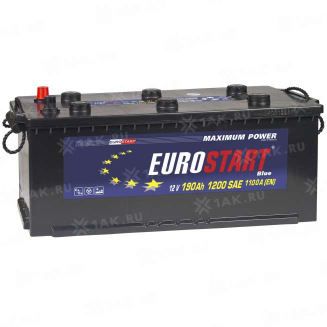 Аккумулятор EUROSTART Blue (190 Ah, 12 V) Прямая, L+ D05 арт.EBT1903F 0