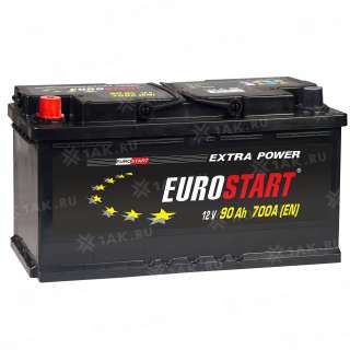 Аккумулятор EUROSTART Extra Power (90 Ah, 12 V) L+ L5 арт.EU901