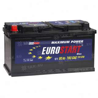 Аккумулятор EUROSTART Blue (90 Ah, 12 V) Прямая, L+ L5 арт.EB901