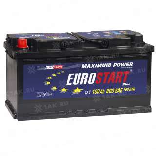 Аккумулятор EUROSTART Blue (100 Ah, 12 V) L+ L5 арт.EB1001
