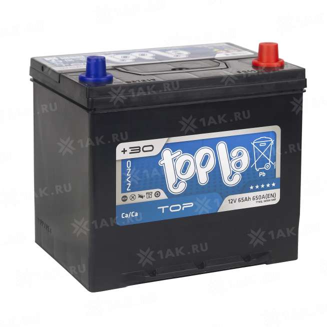 Аккумулятор TOPLA TOP (65 Ah, 12 V) Обратная, R+ D23 арт.118667 0