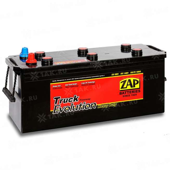 Аккумулятор ZAP TRUCK FREEWAY HD (180 Ah, 12 V) Прямая, L+ D5 арт.680 13 0