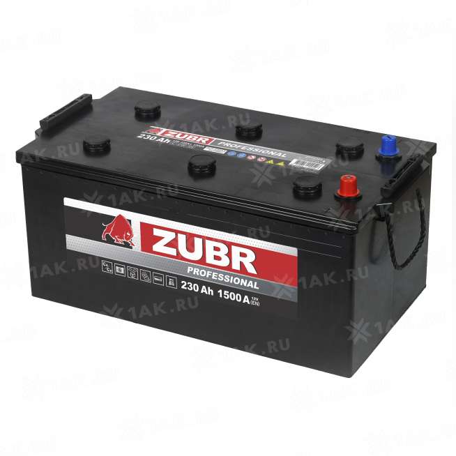 Аккумулятор ZUBR Professional (230 Ah, 12 V) L+ Грузовая, Обратная TYPE С арт.ZPT2303 2