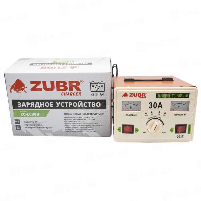 Зарядное устройство ZUBR (6V/12V/24V, 0-15A) 2