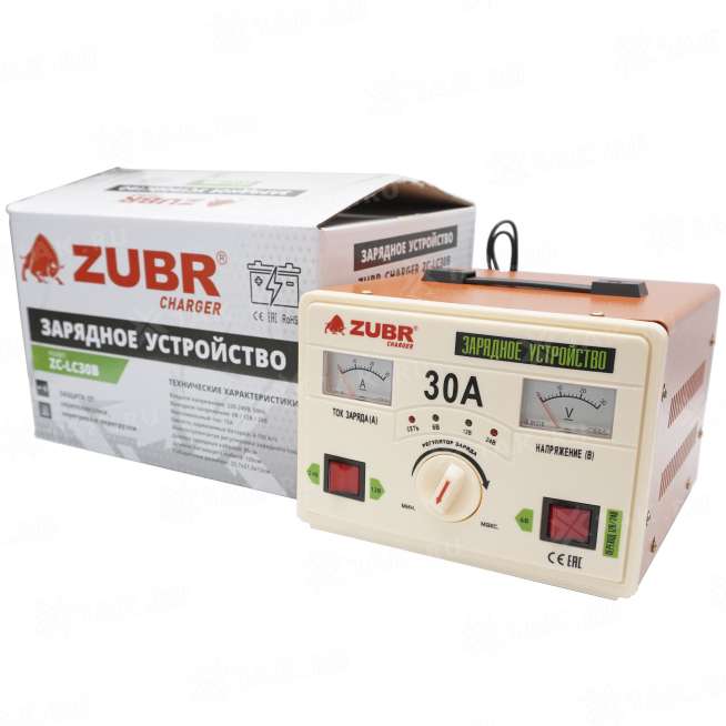Зарядное устройство ZUBR (6V/12V/24V, 0-15A) 3