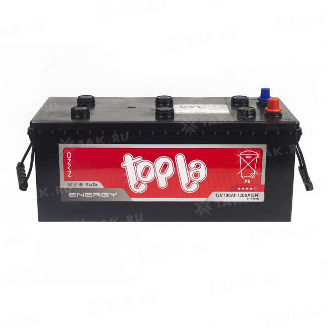 Аккумулятор TOPLA Energy (190 Ah, 12 V) Прямая, L+ D5 арт.159913 0