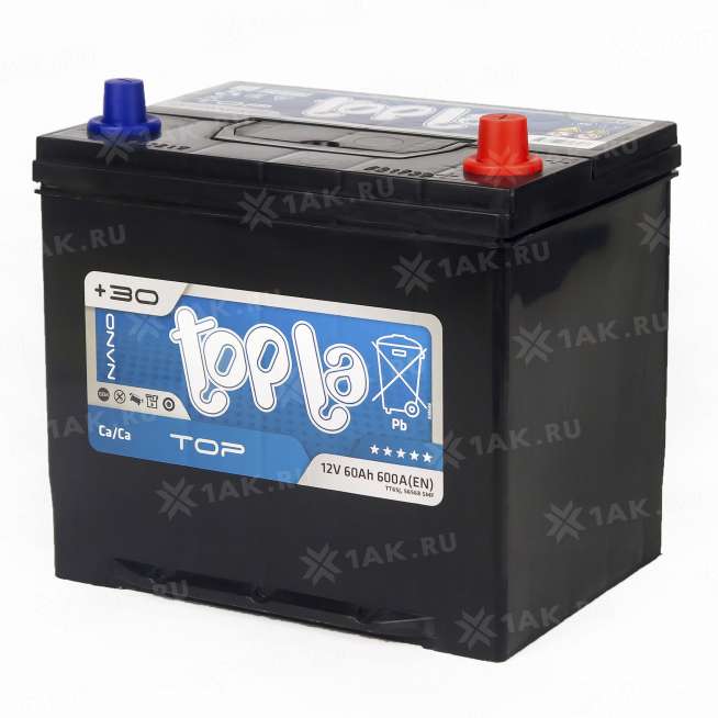 Аккумулятор TOPLA TOP (60 Ah, 12 V) Обратная, R+ D23 арт.118861 3