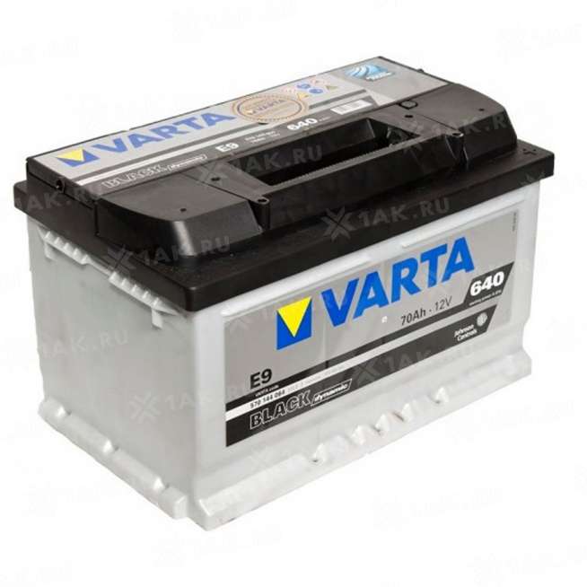 Аккумулятор VARTA Black Dynamic (70 Ah, 12 V) Обратная, R+ LB3 арт.570144 0
