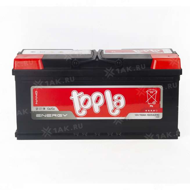 Аккумулятор TOPLA Energy (110 Ah, 12 V) Обратная, R+ L6 арт.108210 0