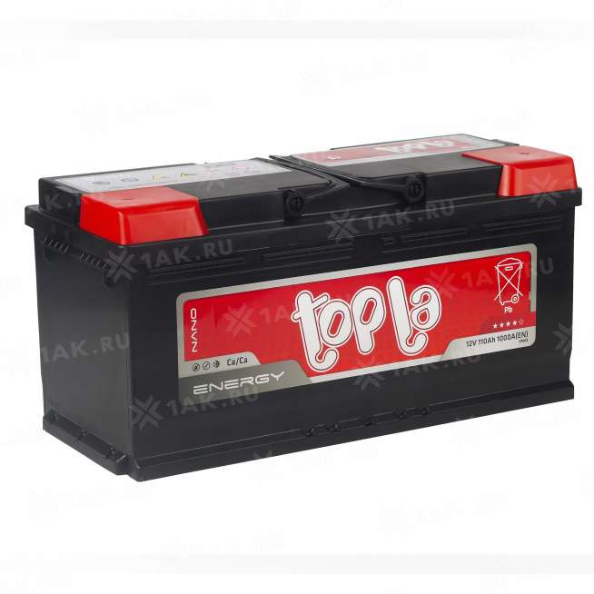Аккумулятор TOPLA Energy (110 Ah, 12 V) Обратная, R+ L6 арт.108210 2