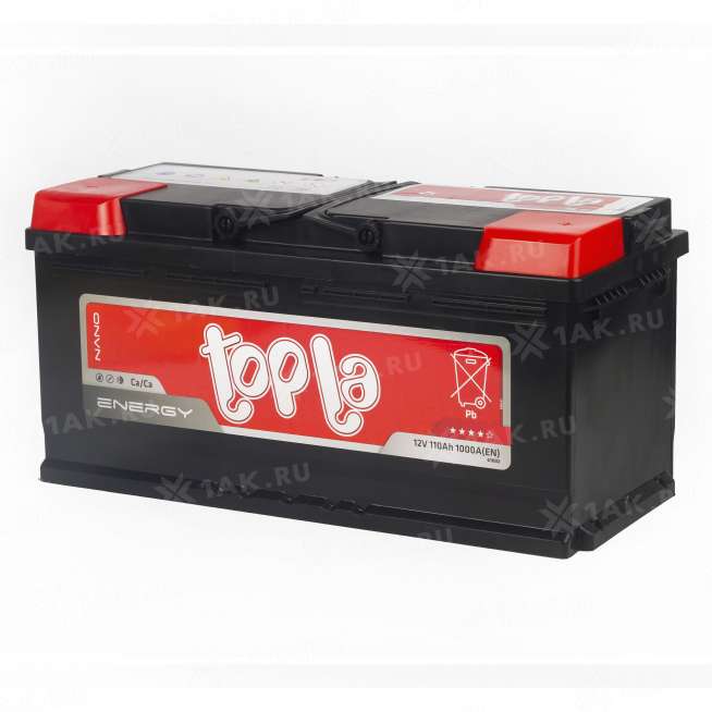 Аккумулятор TOPLA Energy (110 Ah, 12 V) Обратная, R+ L6 арт.108210 3