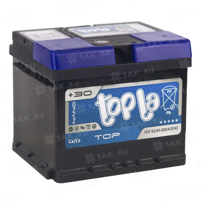 Аккумулятор TOPLA TOP (55 Ah, 12 V) Обратная, R+ L1 арт.118655 2