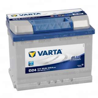 Аккумулятор VARTA Blue Dynamic (60 Ah, 12 V) Обратная, R+ L2 арт.560408