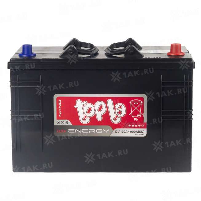 Аккумулятор TOPLA Energy (120 Ah, 12 V) Обратная, R+ D2 арт.108910 2