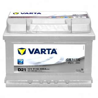 Аккумулятор VARTA Silver Dynamic (61 Ah, 12 V) Обратная, R+ LB2 арт.561400