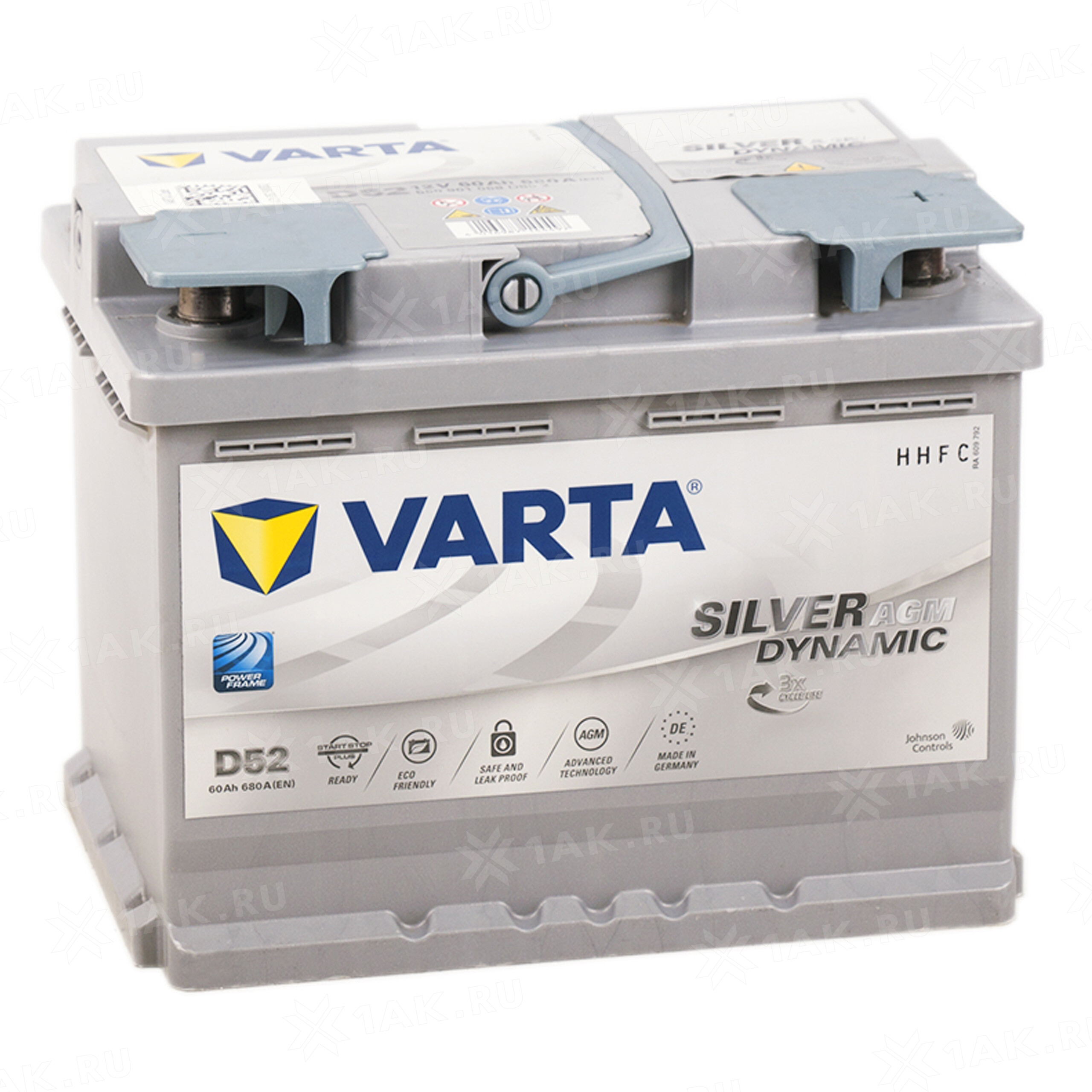 Varta Silver Dynamic AGM 60Ah R+ 680A - Аккумулятор на авто. Купить АКБ в  Одессе
