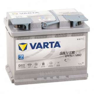 Аккумулятор VARTA Silver Dynamic AGM (60 Ah, 12 V) R+ L2 арт.611635