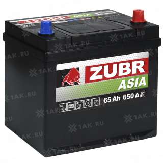 Аккумулятор ZUBR Premium Asia (65 Ah, 12 V) R+ D23 арт.ZPA650