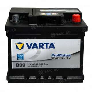 Аккумулятор VARTA PROMOTIVE BLACK (45 Ah, 12 V) R+ LB1 арт.