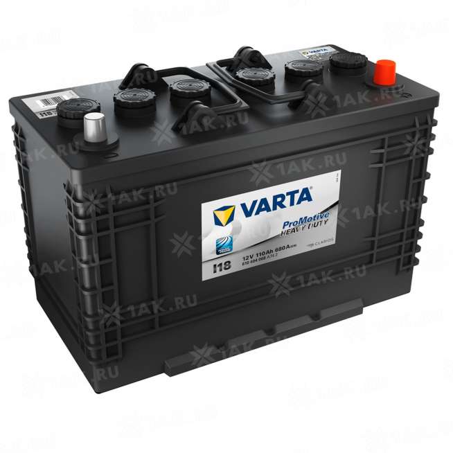 Аккумулятор VARTA PROMOTIVE BLACK (110 Ah, 12 V) Обратная, R+ D2 арт.610404068 0