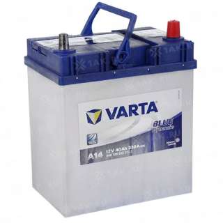 Аккумулятор VARTA Blue Dynamic (40 Ah, 12 V) Обратная, R+ B19 арт.540125033