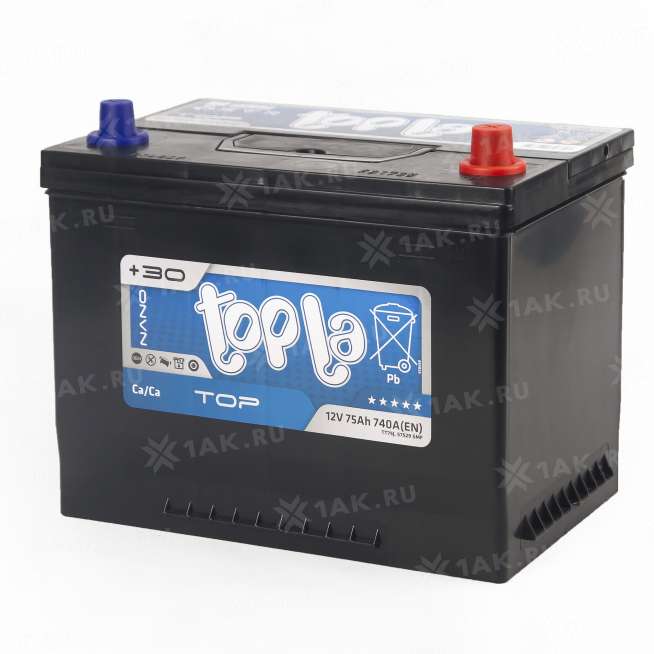 Аккумулятор TOPLA TOP (75 Ah, 12 V) Обратная, R+ D26 арт.118875 3