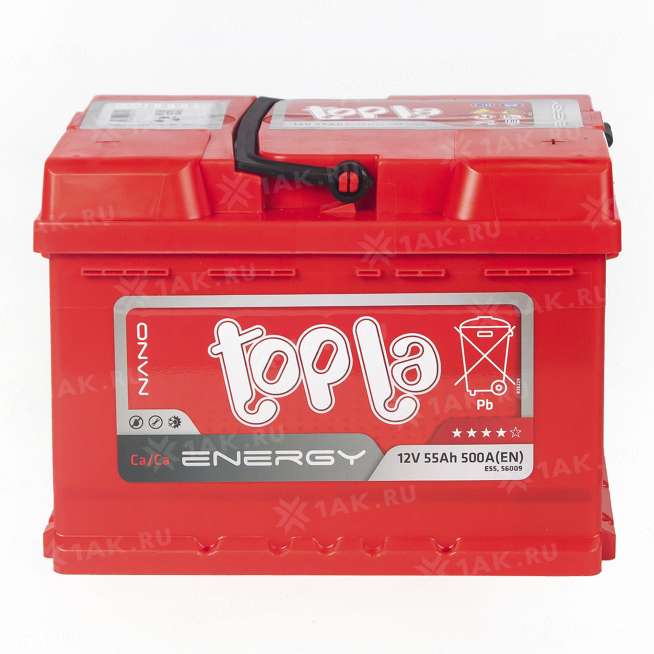 Аккумулятор TOPLA Energy (55 Ah, 12 V) Обратная, R+ LB2 арт.108054 0