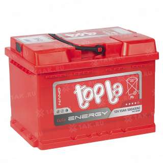 Аккумулятор TOPLA Energy (55 Ah, 12 V) R+ LB2 арт.108054